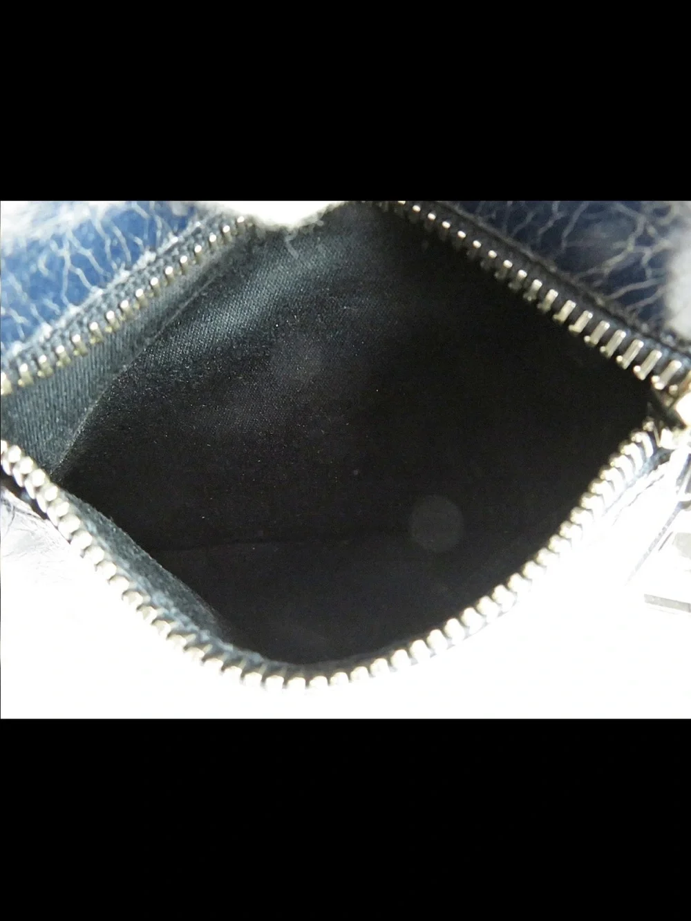 Miu Miu Navy Leather Crossbody Bag